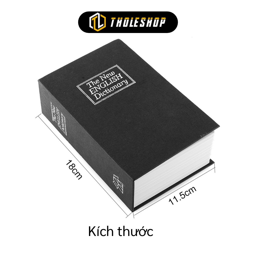 Két Sắt Mini - Két Sắt Hình Quyển Sách Giữ Tiền Thiết Kế Sáng Tạo Dùng Chìa Khóa 3731