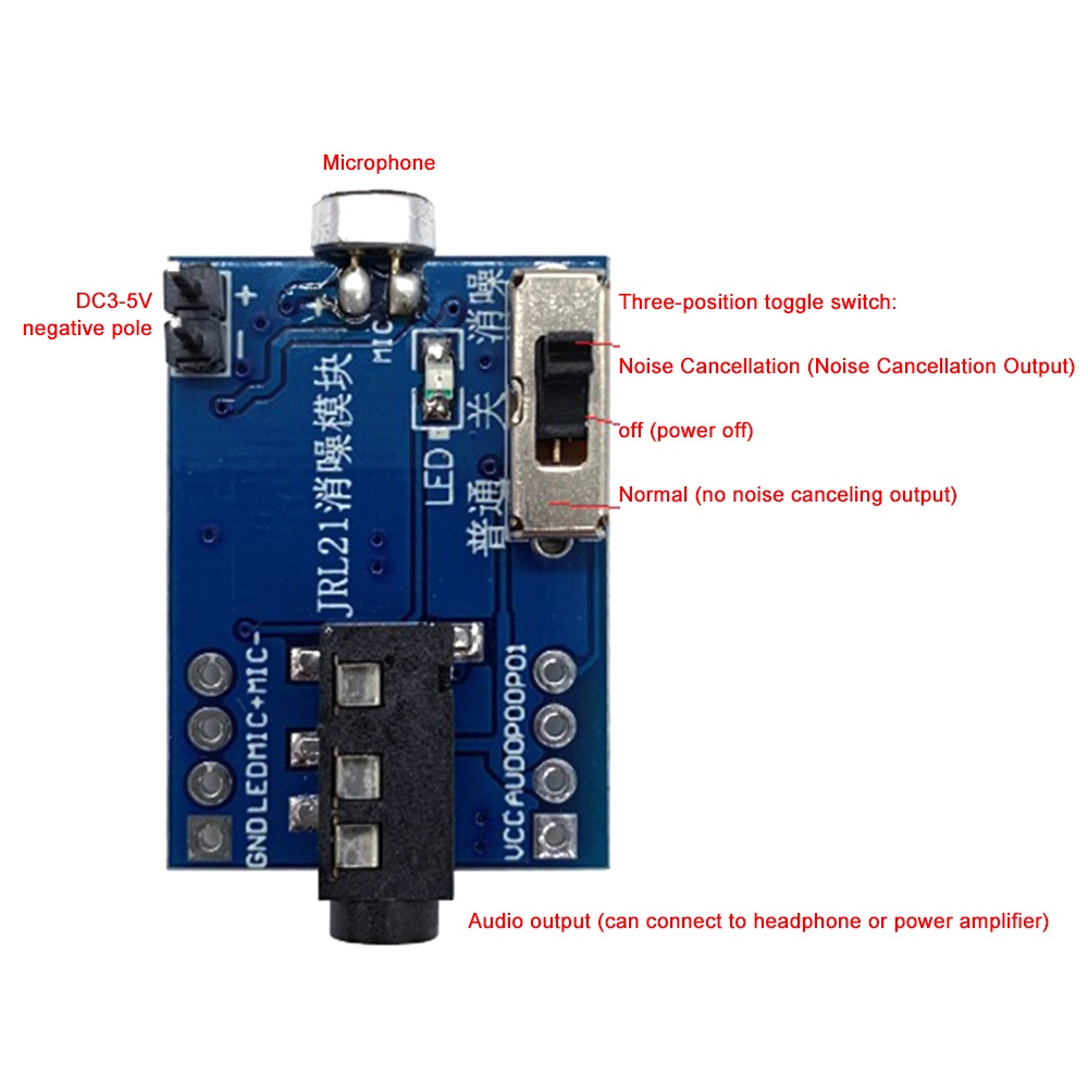 Mô Đun Thu Âm Giảm Tiếng Ồn JRL21 HD