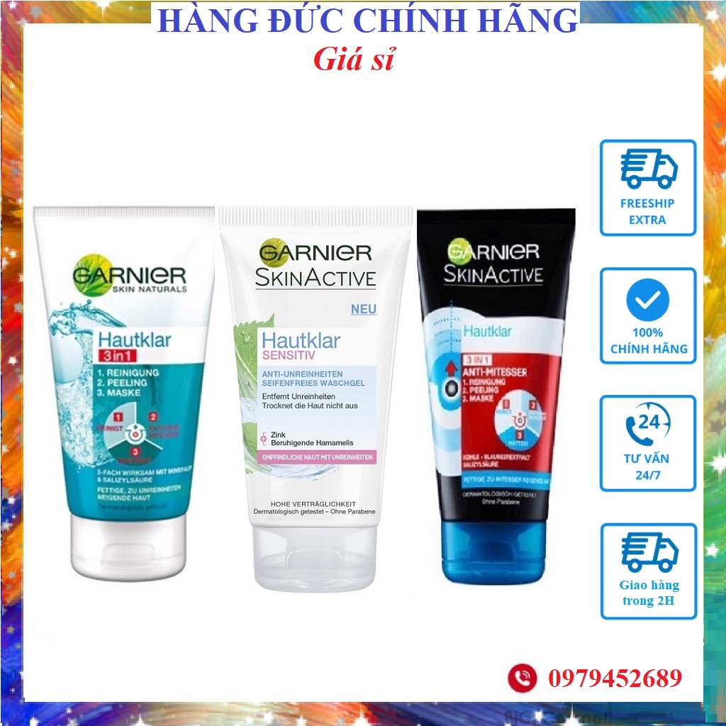 Sữa rửa mặt MEN Garnier 150ml