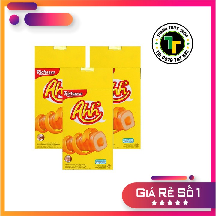 Bánh xốp phô mai Ahh từ Indonesia ngon quá đi mất loại 160g | BigBuy360 - bigbuy360.vn