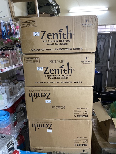 Thức ăn cho chó mèo hạt mềm zenith gói ăn thử 40g