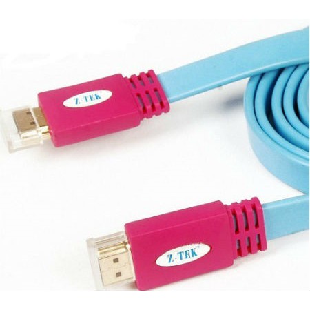 CÁP HDMI 3M DẸT HỖ TRỢ ĐỘ PHÂN GIẢI 4K@30HZ HD1080P@60HZ CHÍNH HÃNG Z-TEK ZY014