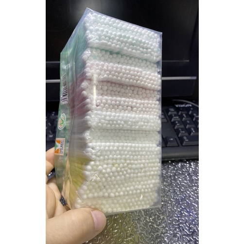 Lốc 12 Bịch Bông ráy tai Loại Tốt, Chăc Cây
