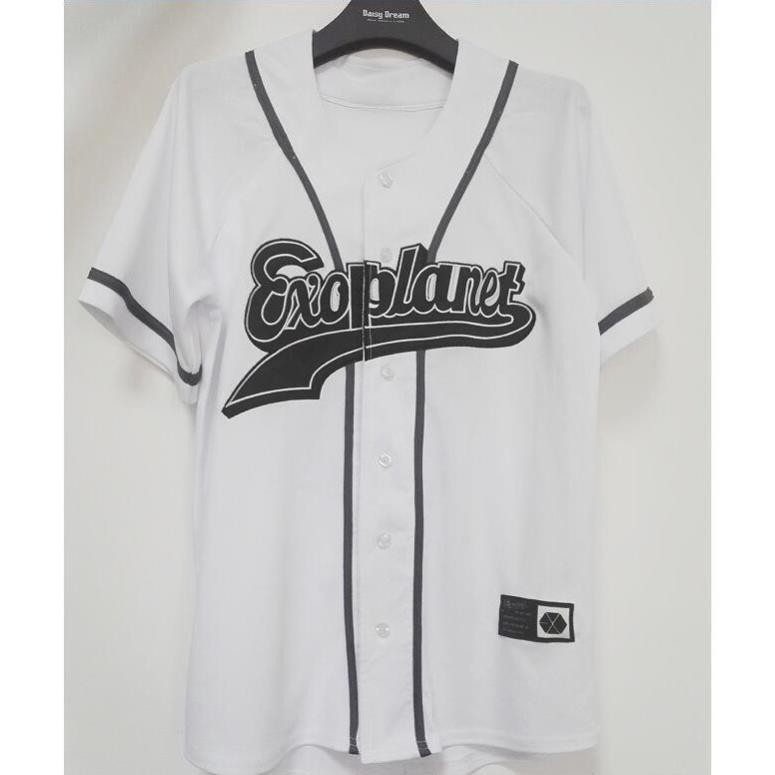 Áo bóng chày thời trang dành cho fan hâm mộ EXO Planet d.o. 12 Baseball ! * ྇ ྇