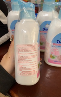 [Tem Đại Thịnh-Hàng Chuẩn] Nước Rửa Bình Sữa Dnee Chai 500ml Mild & Care