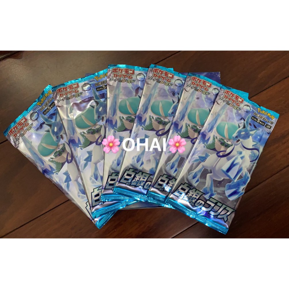Combo 6 Pack Thẻ Bài Pokémon TCG Tiếng Nhật  Silver Lance Chính Hãng