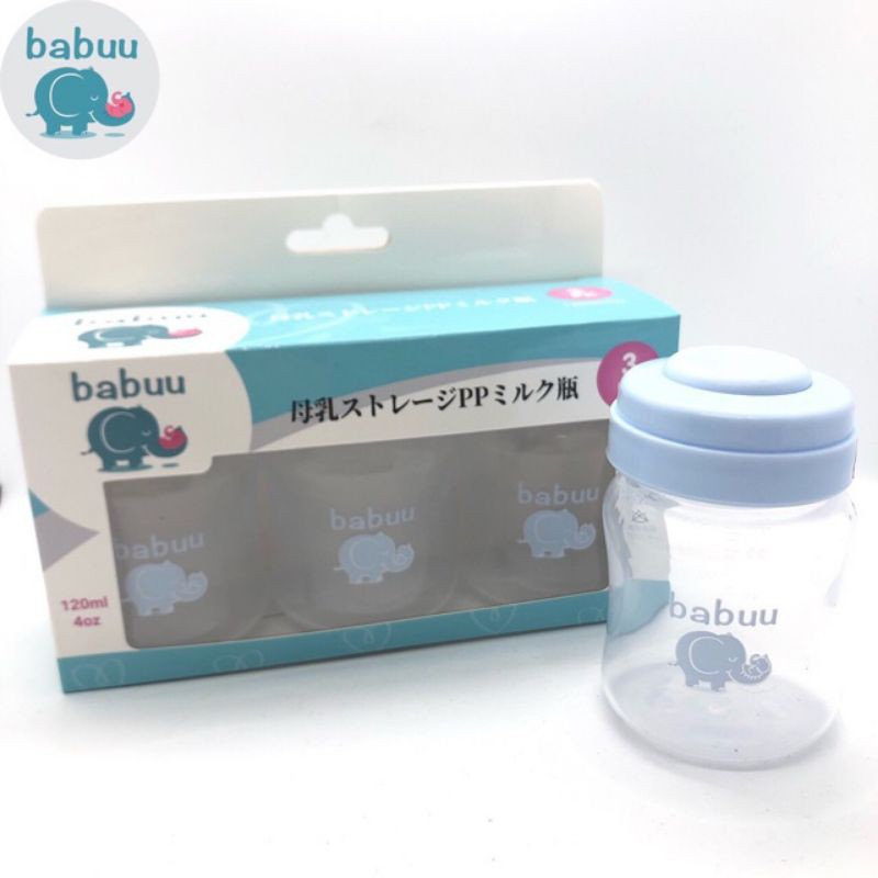 ⚡ Bình trữ sữa tiệt trùng Babuu 120ml - Nhật Bản