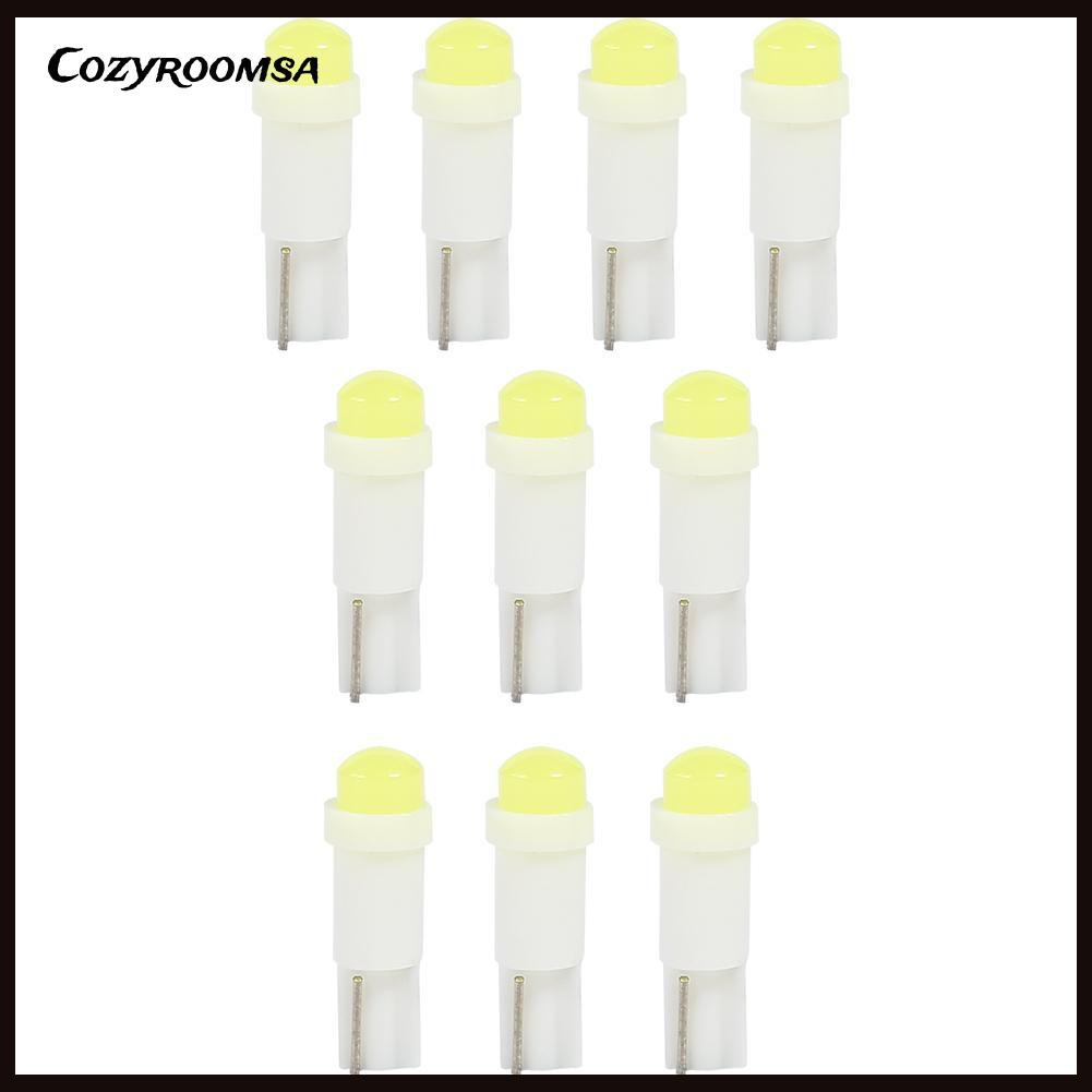 Set 10 Đèn Led T5 3d Cob Chuyên Dụng Cho Xe Hơi