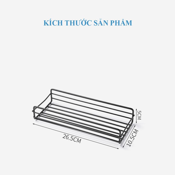 Kệ nhà tắm 2530 giá sắt để đồ đa năng dán tường cực chắc không cần khoan đục Phặn Phặn