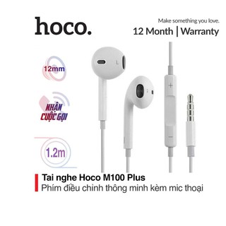 ⚡NowShip⚡ TAI NGHE ÂM THANH HAY HOCO M55 NHÉT TAI DÂY CÓ MIC JACK 3.5mm cho Điện Thoại IPhone Android - H2N