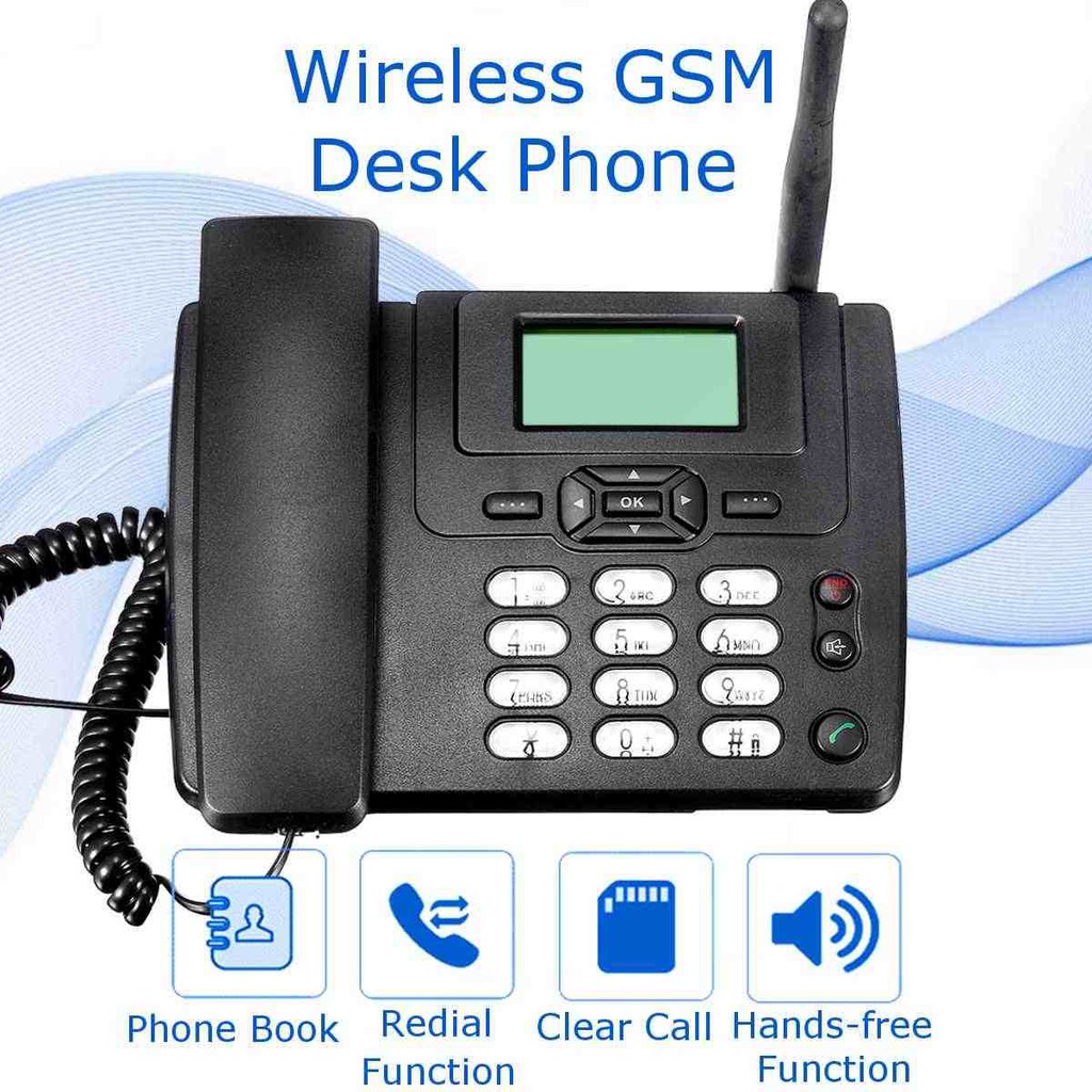 Điện thoại bàn cố định không dây lắp các loại SIM (Viettel, Vinaphone, Mobifone...)