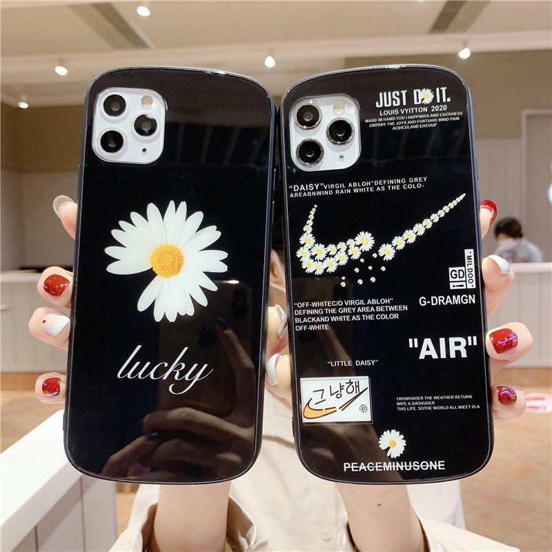 [ IPHONE ] Ốp Lưng Kính Cường Lực Viền Cong Lucky Air - K036