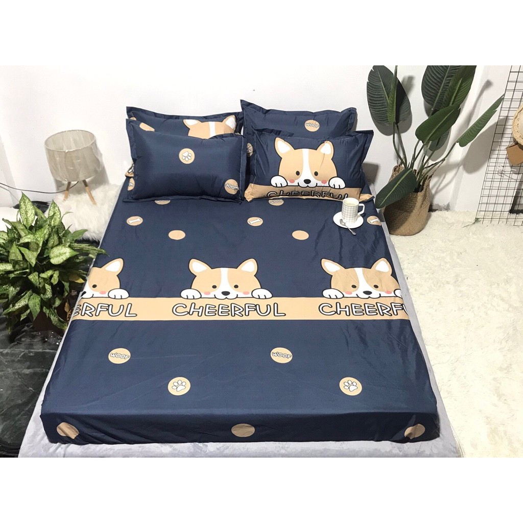 Ga trải giường chống thấm cotton hàn siêu mềm chống thấm tốt