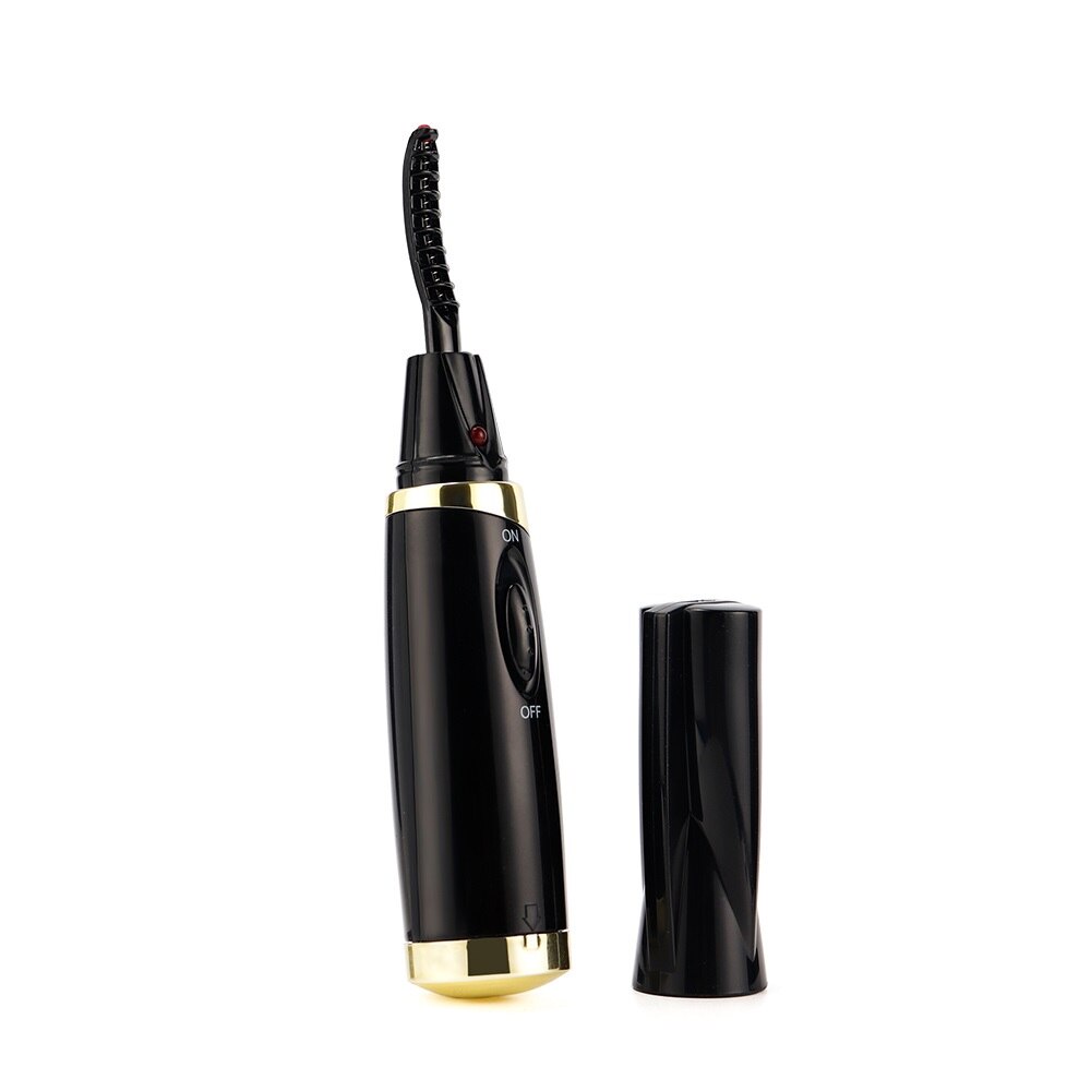 Foreverlily Máy uốn cong mi bằng nhiệt thiết kế nhỏ gọn tiện dụng Beauty Electric Eyelash Curler