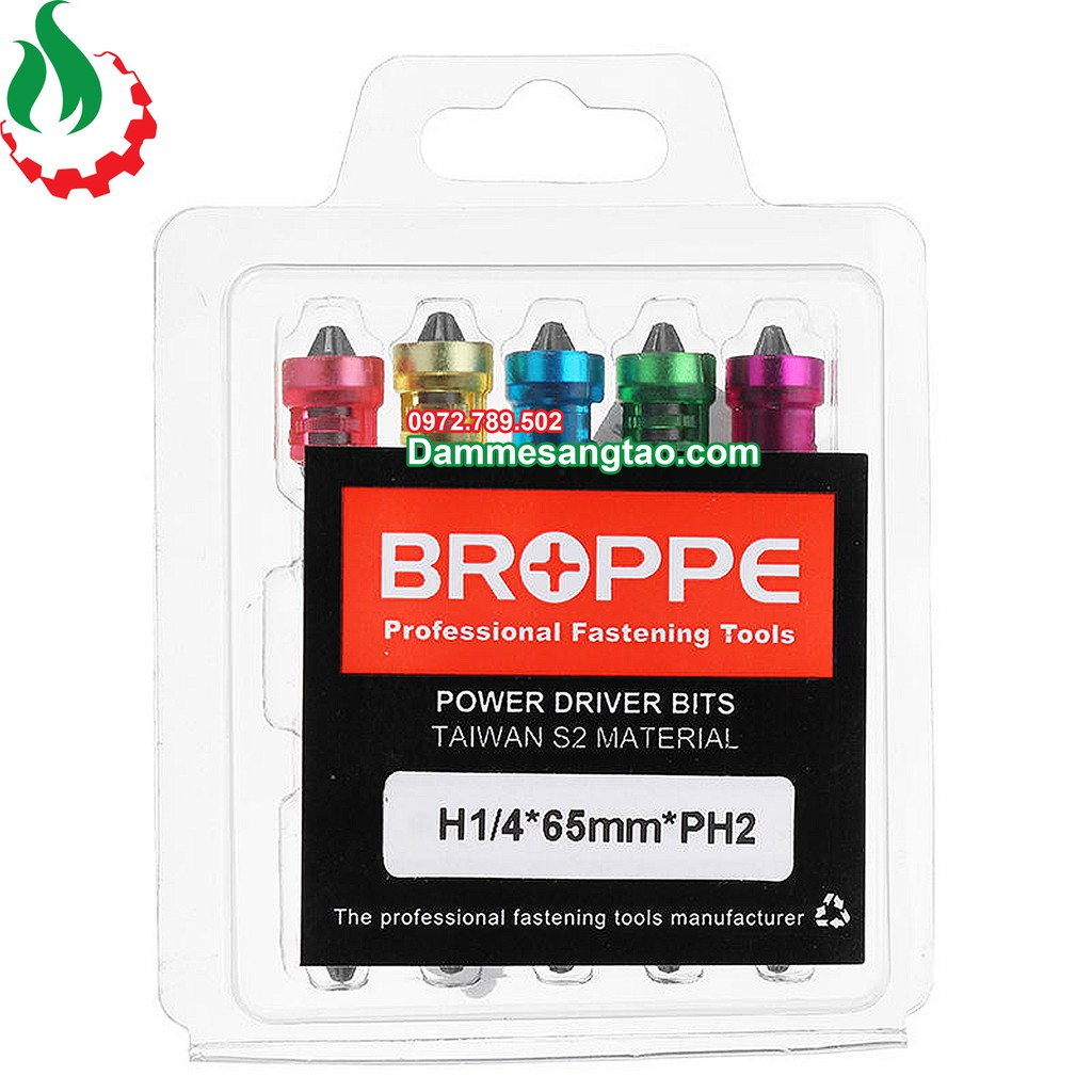 Mũi vít 4 cạnh có nam châm trợ lực Bropee