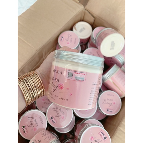 KEM BODY BÔNG ONAYA Hủ 500g Tặng 150g