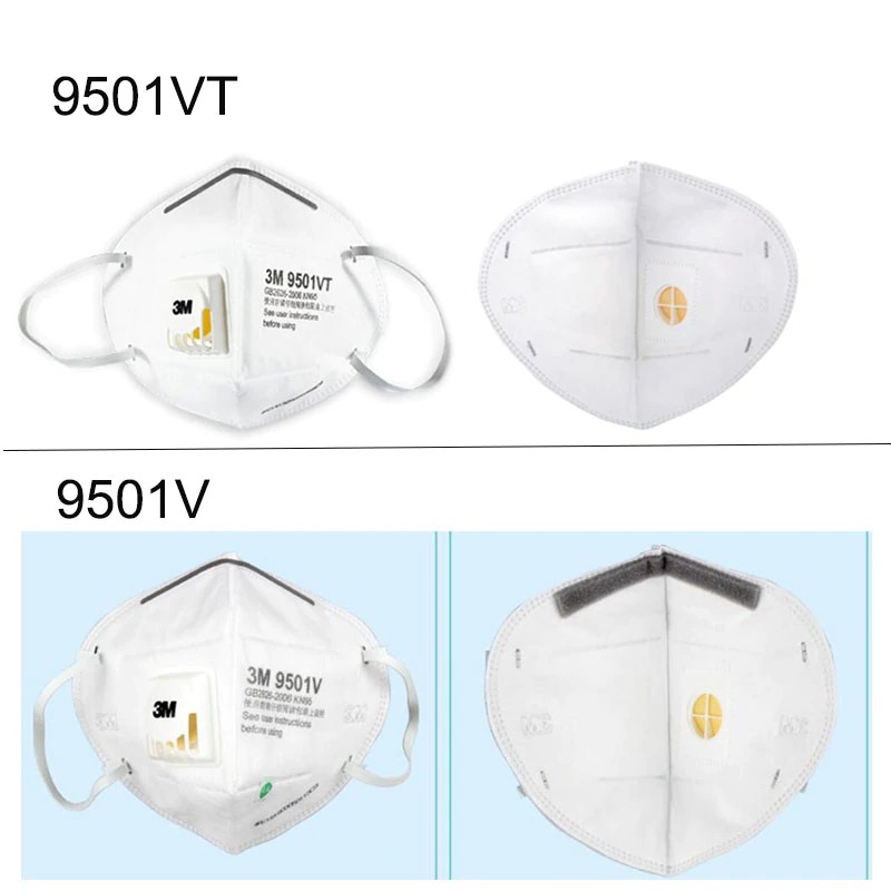 Khẩu trang 3M 9501VT 5★ chống bụi chống sương lọc kép | BigBuy360 - bigbuy360.vn