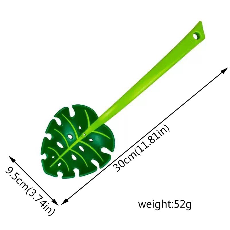 Muỗng Múc Hình Chiếc Lá Độc Lạ, Muôi Múc Canh Hình Chiếc Lá, Muỗng Vớt Đồ Ăn Hình Chiếc Lá Cao Cấp