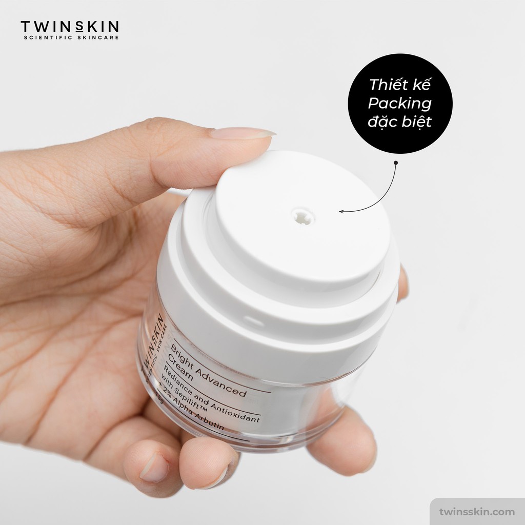 Bright Advanced Twins Skin Cream – Kem Dưỡng Sáng Da, Cải Thiện Lão Hoá