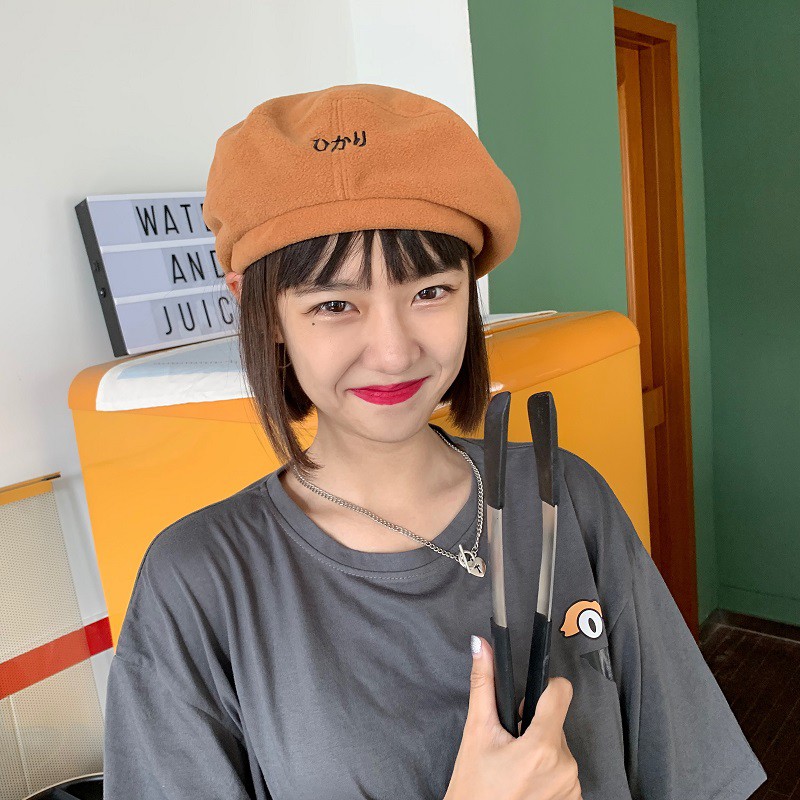 Nón beret phong cách Hàn Quốc thời trang cho nữ