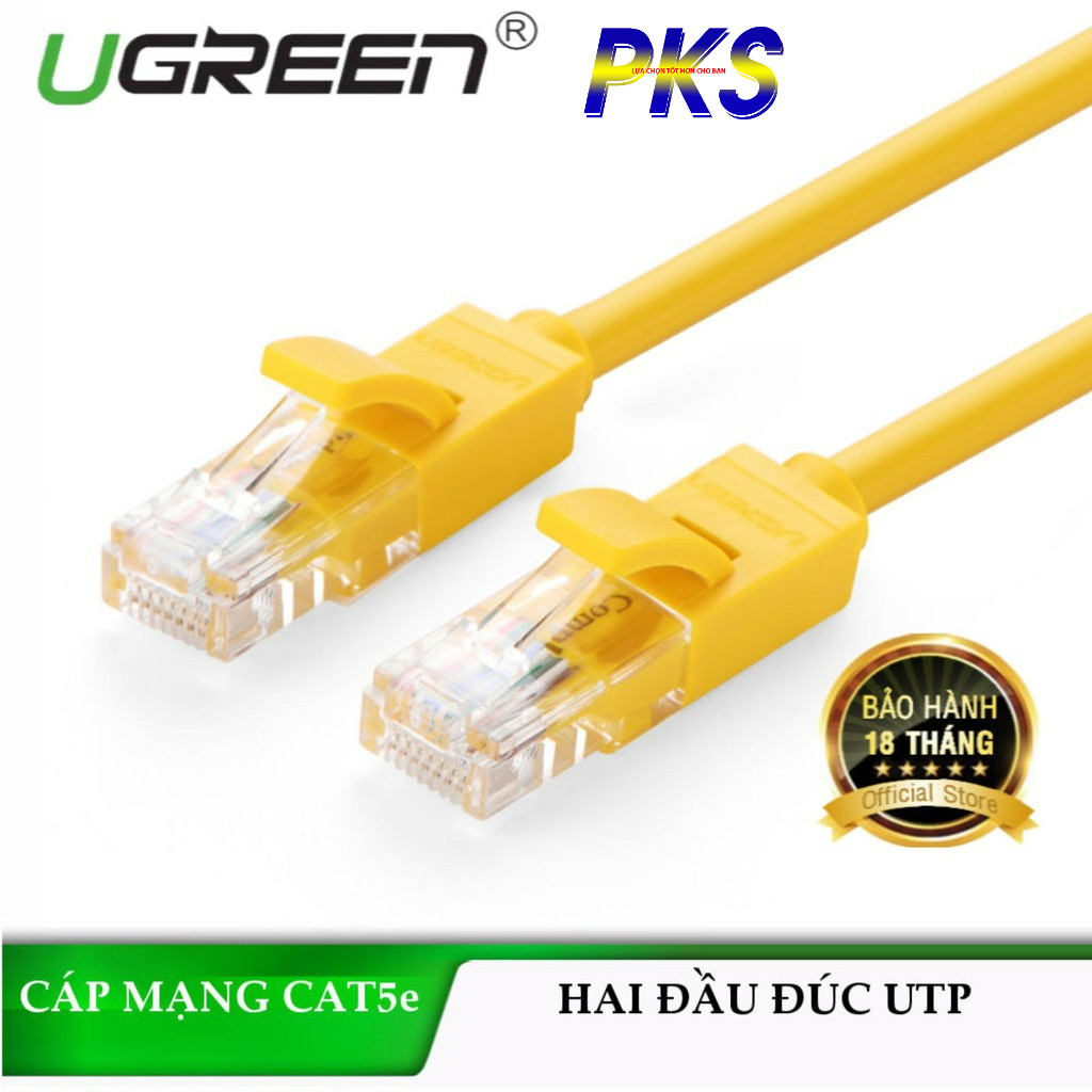 Dây mạng CAT5 bấm sẵn 1-5m chính hãng Ugreen