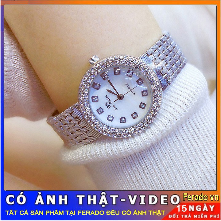 Đồng hồ nữ BS thời trang - đính đá cực sang trọng - [CÓ VIDEO]