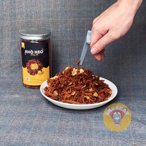 Khô Heo Cháy Tỏi Khô Heo Cay Ngon 250G - SNACKAT | BigBuy360 - bigbuy360.vn