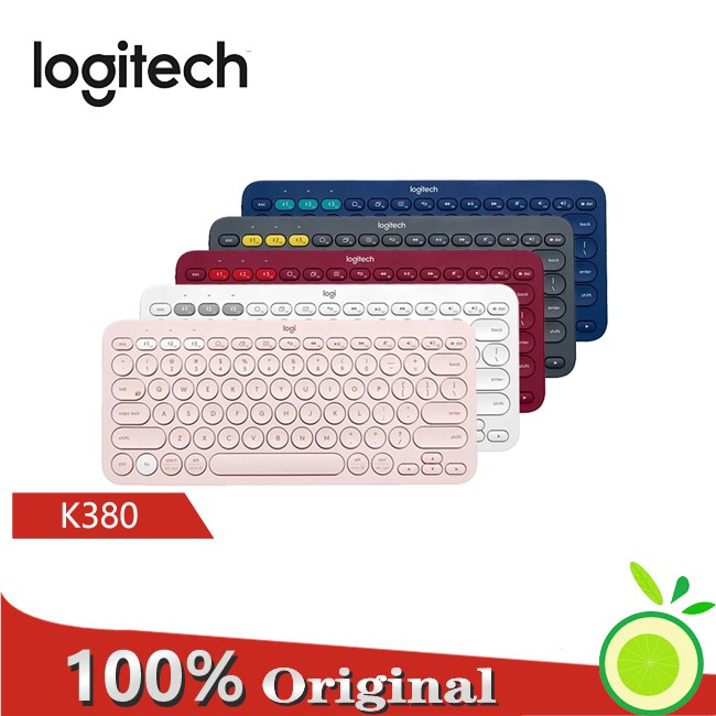 Logitech K380 multi-keyboard device wireless Bluetooth keyboard ultra-mini silent computer keyboard