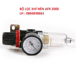 |HÀNG TỐT| BỘ LỌC HƠI KHÍ NÉN AFR2000 KÈM VAN ĐIỀU CHỈNH ÁP SUẤT VÀ ĐỒNG HỒ REN 13MM GIÁ SỈ