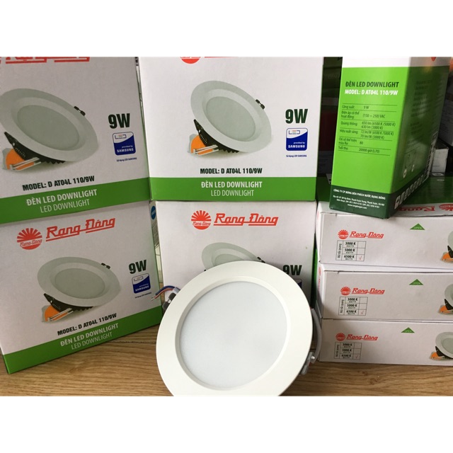 Đèn Led âm trần 9W Rạng Đông 110/9W
