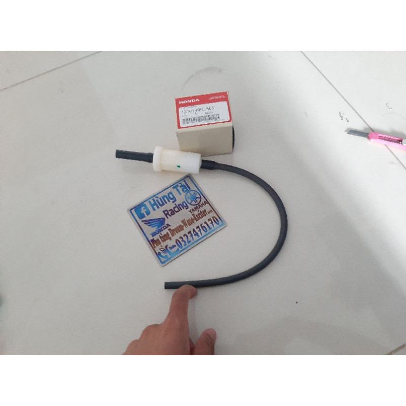 Ống hơi xá xị gắn bao tử, lọc gió xe wave thái