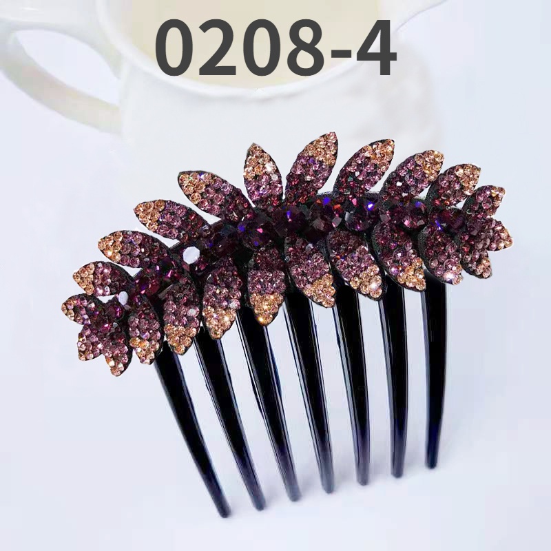 Lược Cài Tóc Đính Kim Cương Giả Phong Cách Hàn Quốc Đơn Giản Thời Trang