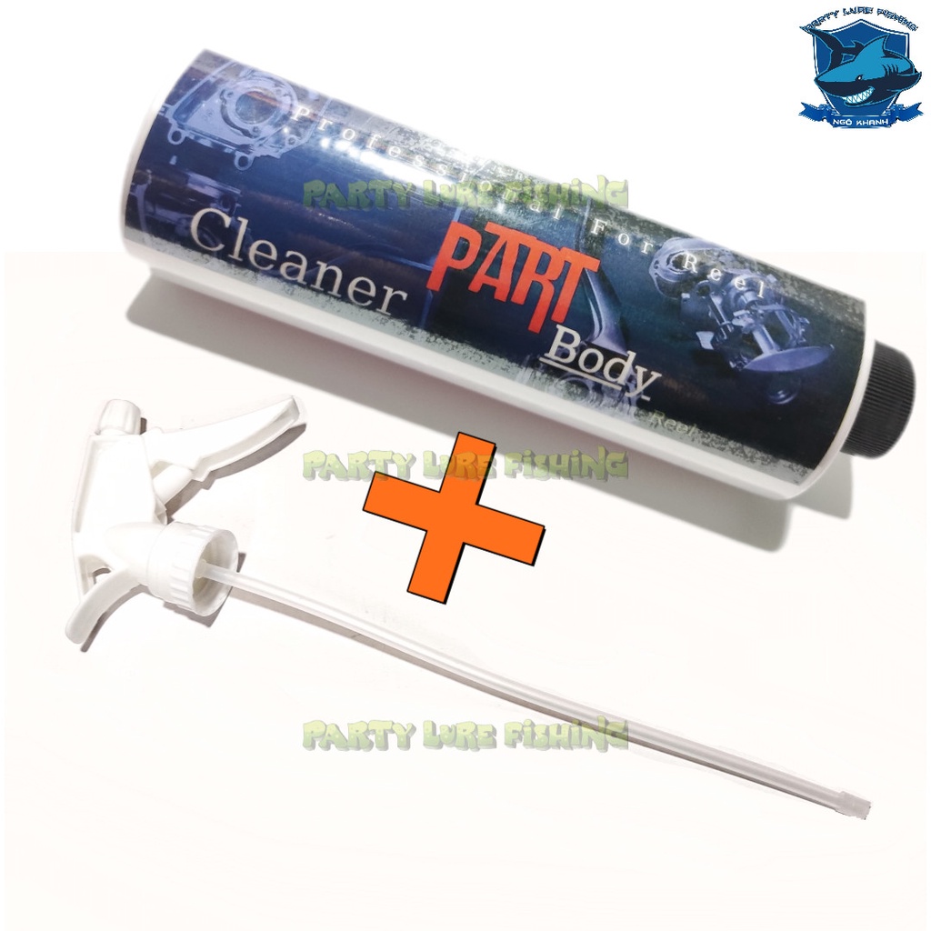 Dung dịch rửa Body vệ sinh bảo dưỡng máy câu cá - chuyên tẩy rửa dầu mỡ máy câu - 500ml - Part Cleaner Body