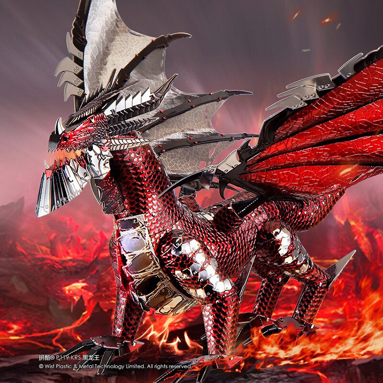 Mô hình thép 3D tự ráp Black Dragon