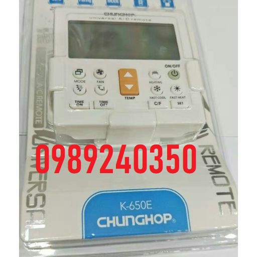 Điều khiển điều hòa âm trần đa năng gắn tường
