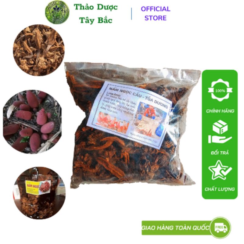 Nấm ngọc cẩu khô( nấm toả dương) ngâm rượu hàng đẹp gói 1kg