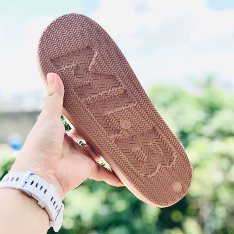 Dép unisex 𝐌𝐋𝐁 ❤️FREESHIP + Hộp❤️ dép đúc mlb monogram ny bóng chày quai ngang thể thao nam nữ in nổi NY xịn, nâu