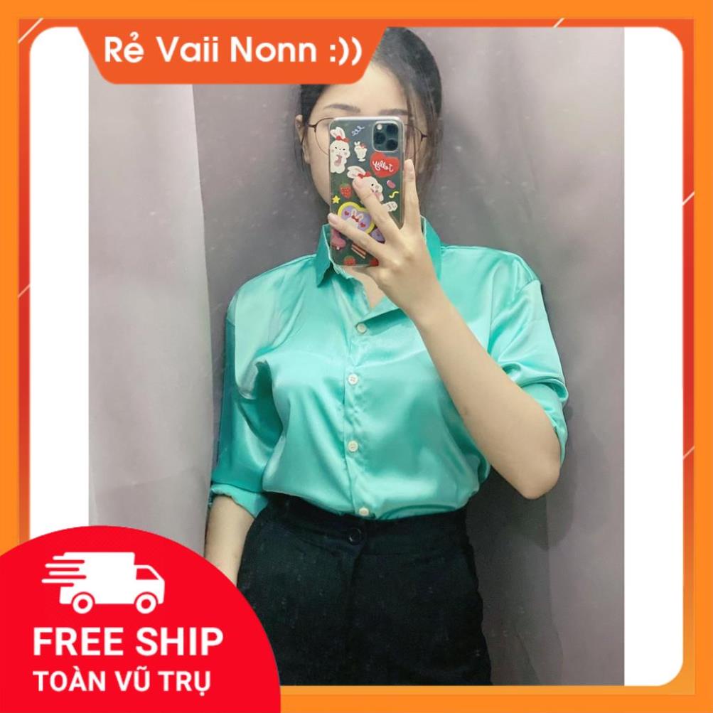ÁO SƠ MI PHI BÓNG TAY DÀI NHIỀU MÀU CHẤT ĐẸP