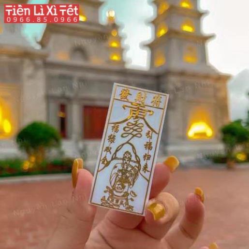 [Rẻ nhất] SET 4 miếng dán điện thoại, linh phù ĐỔI NHÀ ĐỔI XE, miếng dán điện thoại tài lộc, phong thuỷ ý nghĩa