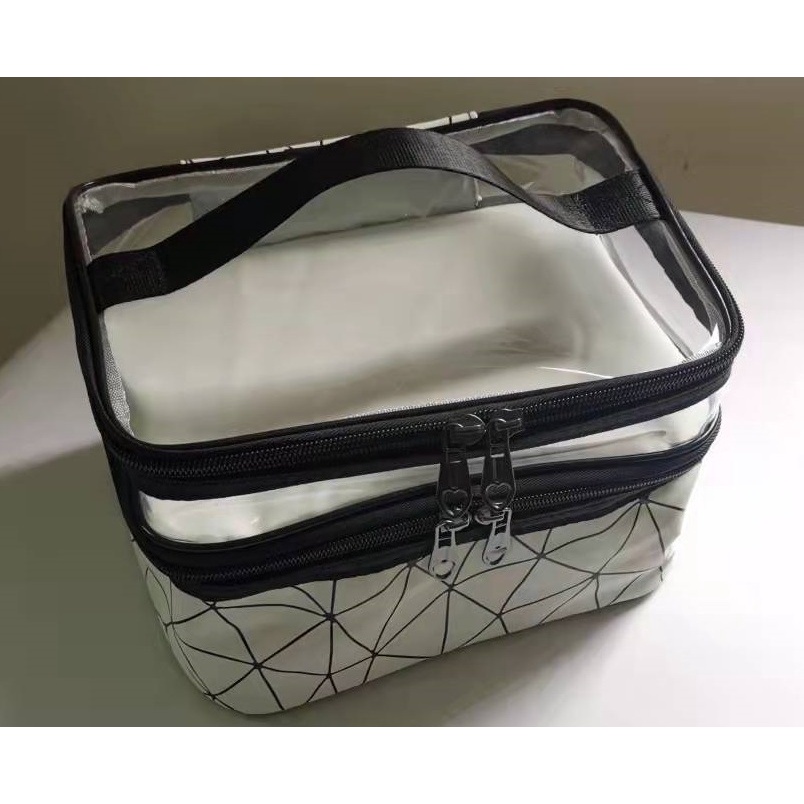 Túi Đựng Mỹ Phẩm Hai Lớp Đa Năng Phong Cách Mới