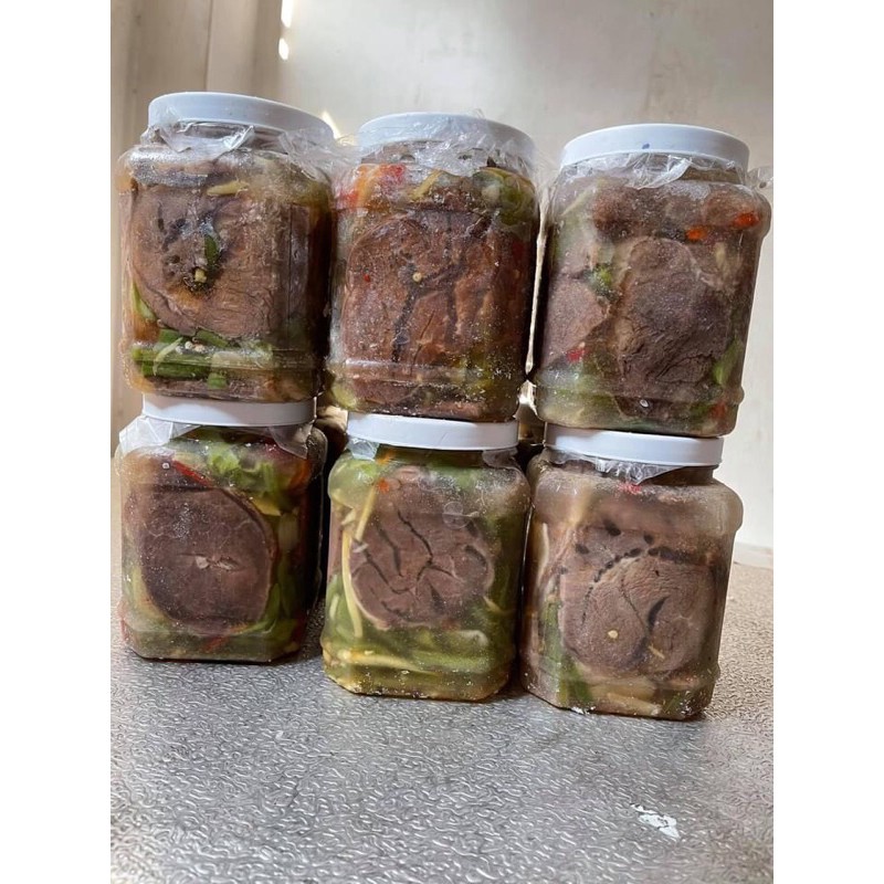 gân bò/bắp bò ngâm rau tiến vua ~1kg(loại l)ko độn mũi máDTFoods(CHUYÊN SỈ)