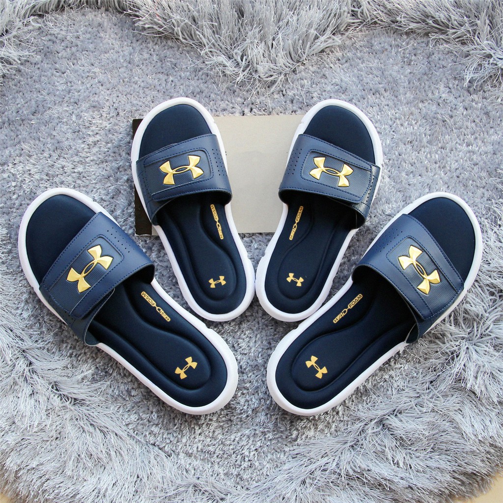 UNDER ARMOUR Dép Xỏ Ngón Đế Xuồng 7 Màu Tùy Chọn Thời Trang Cho Nam