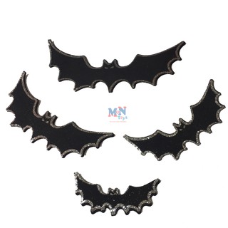 Combo 4 hình con dơi mút xốp dán trang trí Halloween