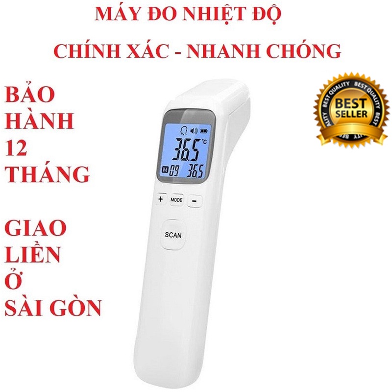 [ HÀNG THIẾT YẾU ] Nhiệt kế hồng ngoại nhiệt kế điện tử đo sữa nước thân nhiệt không tiếp xúc cảnh báo sốt