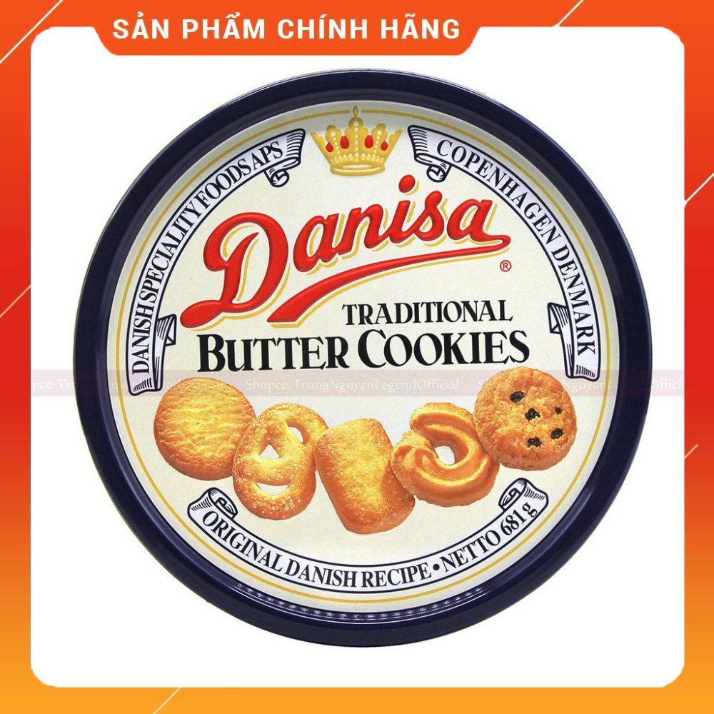 Bánh Danisa - Banh Quy Bơ Hộp Thiếc - 681g .