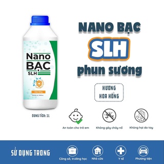 Dung dịch nano bạc slh khử khuẩn, khử mùi nhà cửa 1 lit
