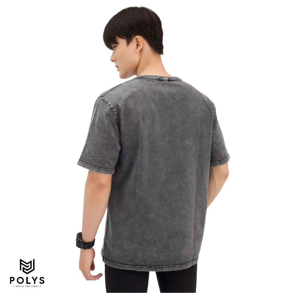 Áo Thun Nam Tay Ngắn STAY WILD - POLYS | Chất Cotton Wash, Dày Dặn, Co Dãn, Cực Chất, Hình In Cao Cấp, Không Bong Tróc