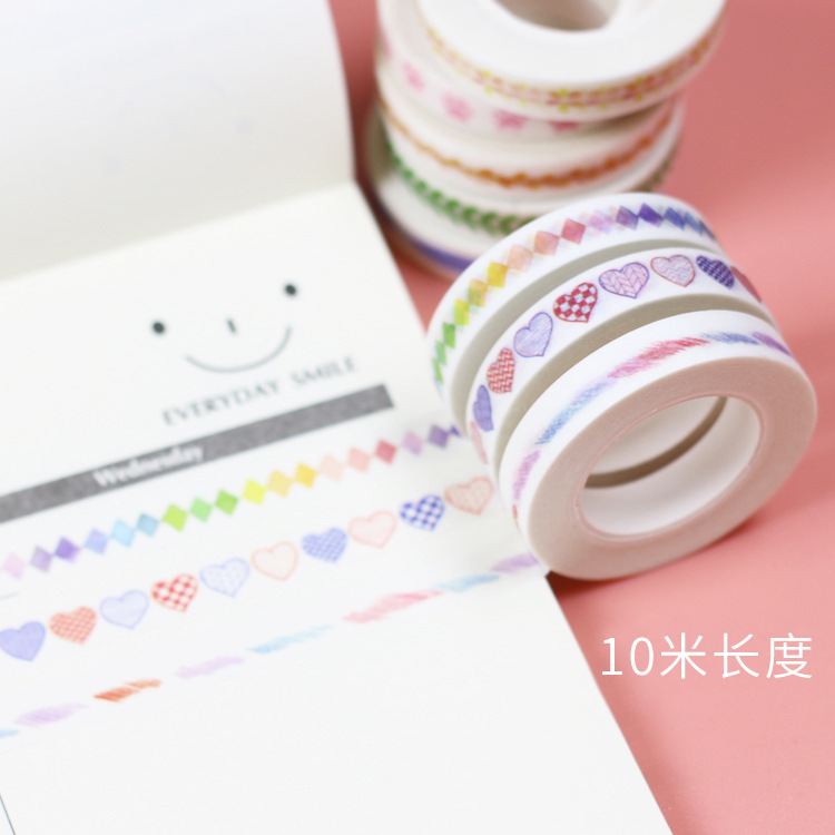 Cuộn băng keo kiểu dáng xinh xắn dễ thương 10m