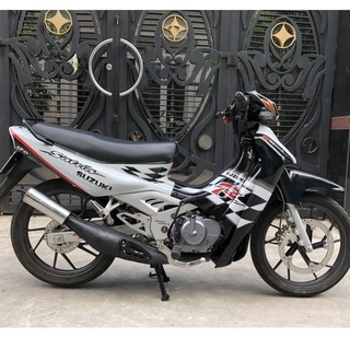 Tem rời suzuki satria 2000 xám đen tem cờ