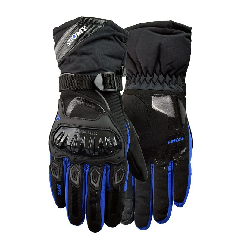 Găng Tay Xe Máy Đi mưa SUOMY 100%, Găng Tay Da I Con 100% da cực chất